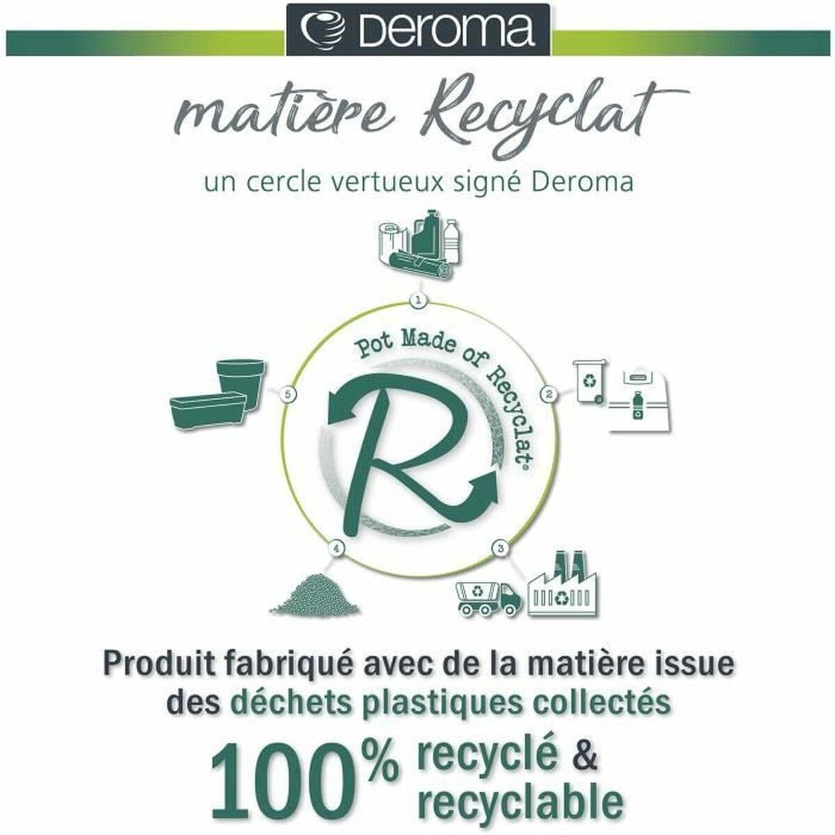 Kruka Deroma Svart 48 x 43 cm 58 L — thumbnail 4