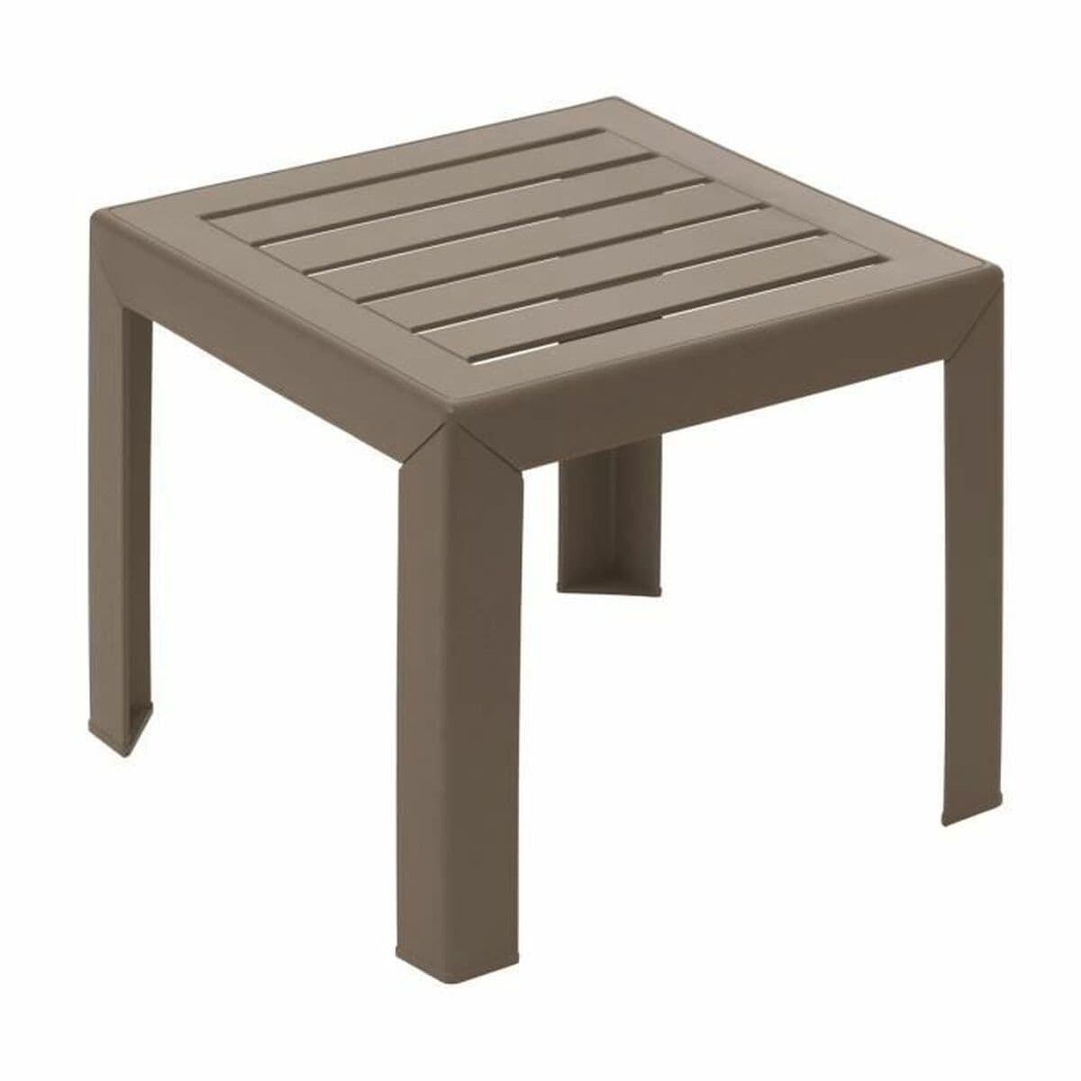 Sidobord Grosfillex Beige-brun (taupe) Harts Plast 40 x 40 x 35 cm