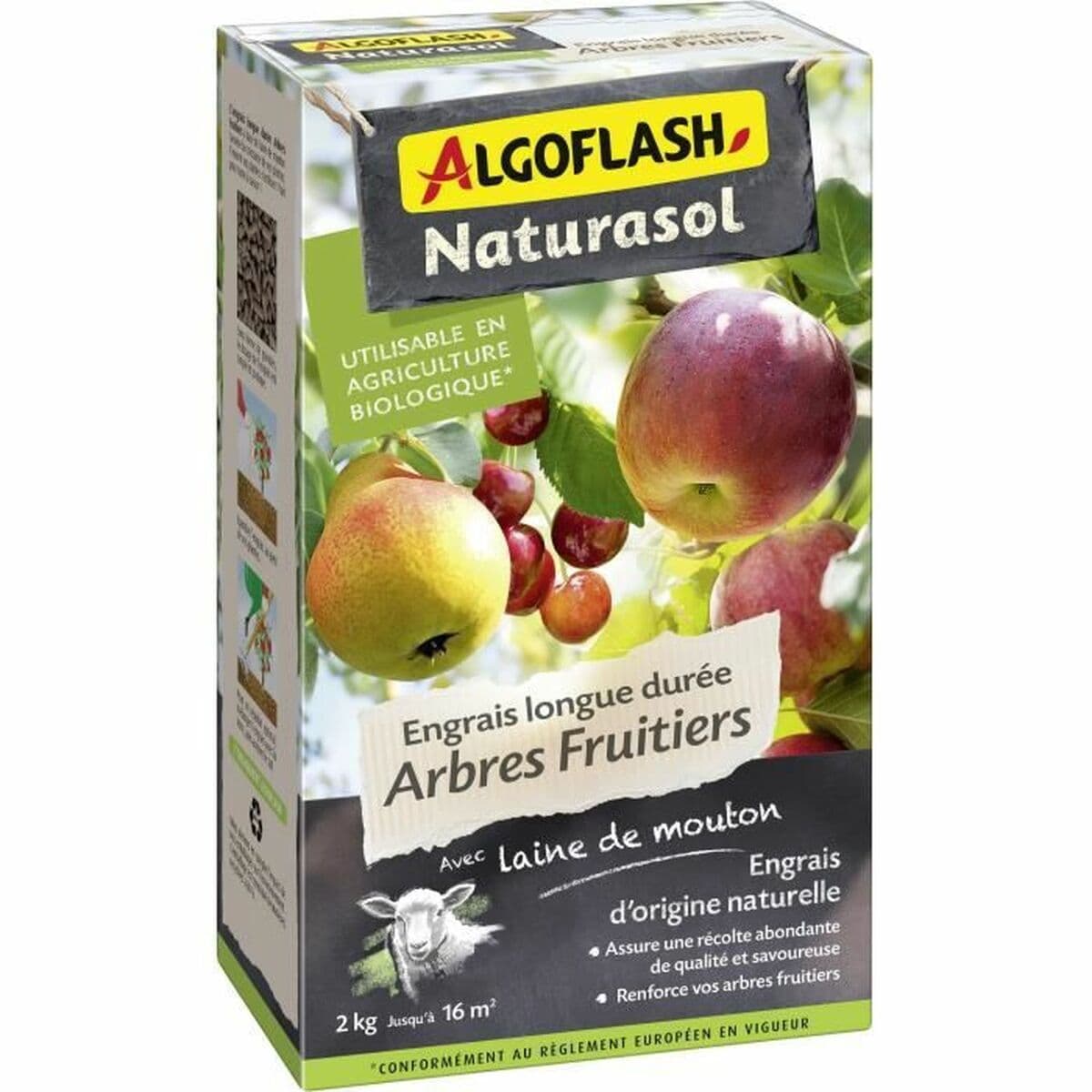 Växtgödsel Algoflash Naturasol ABIOFRUI2 Fruktigt 2 Kg