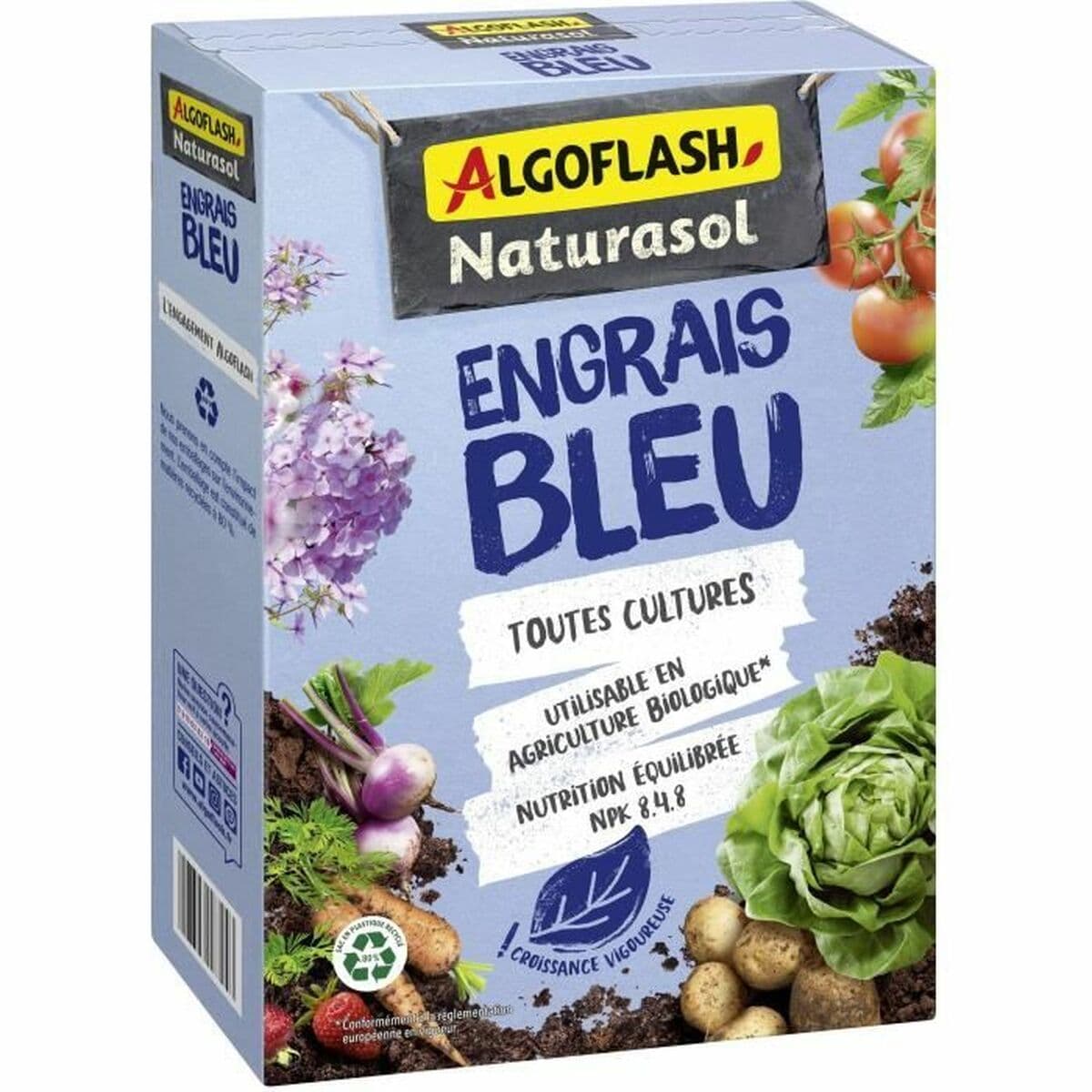 Ekologiskt gödselmedel Algoflash 1,5 Kg