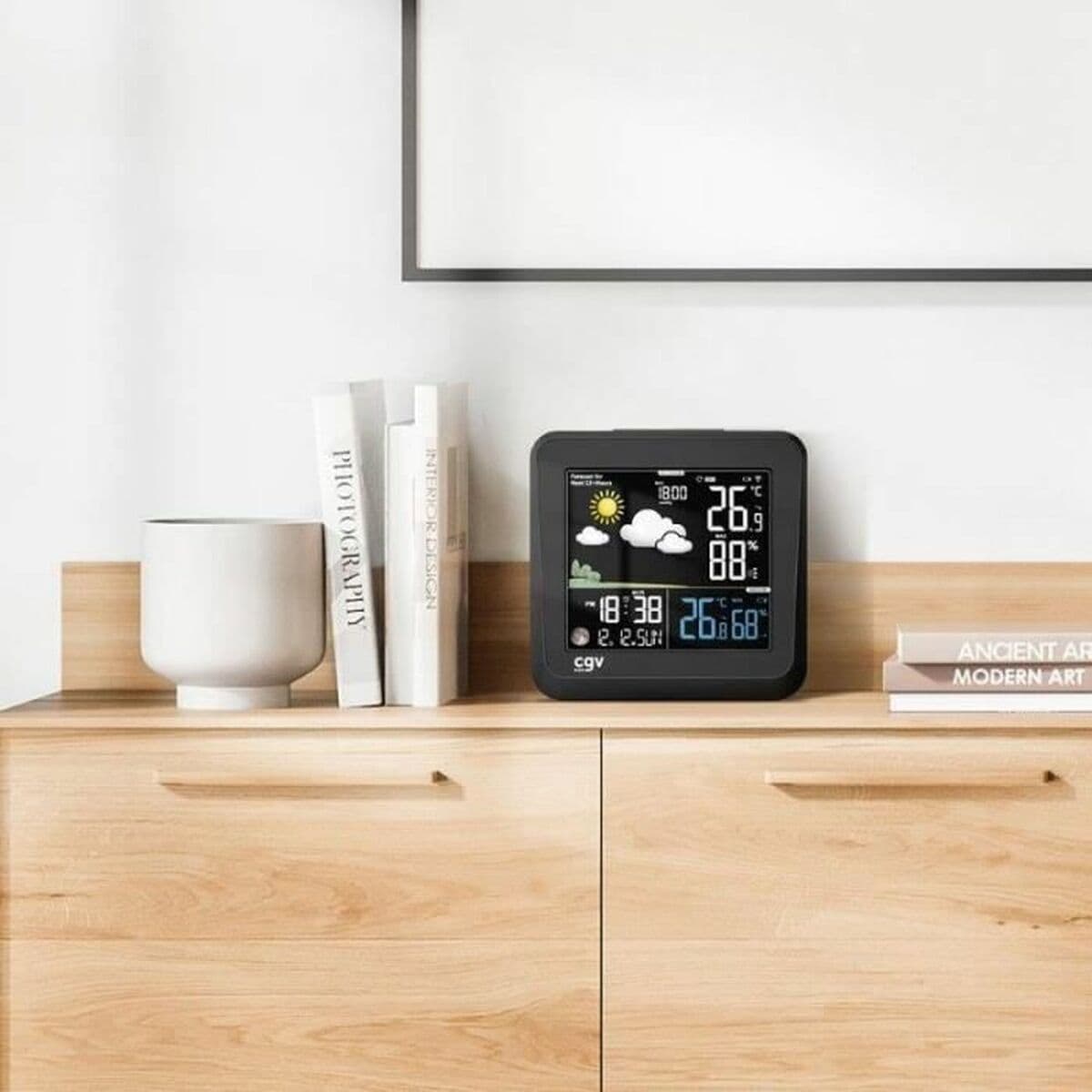 Multifunktionell väderstation CGV MY METEO-1NC Svart — thumbnail 2