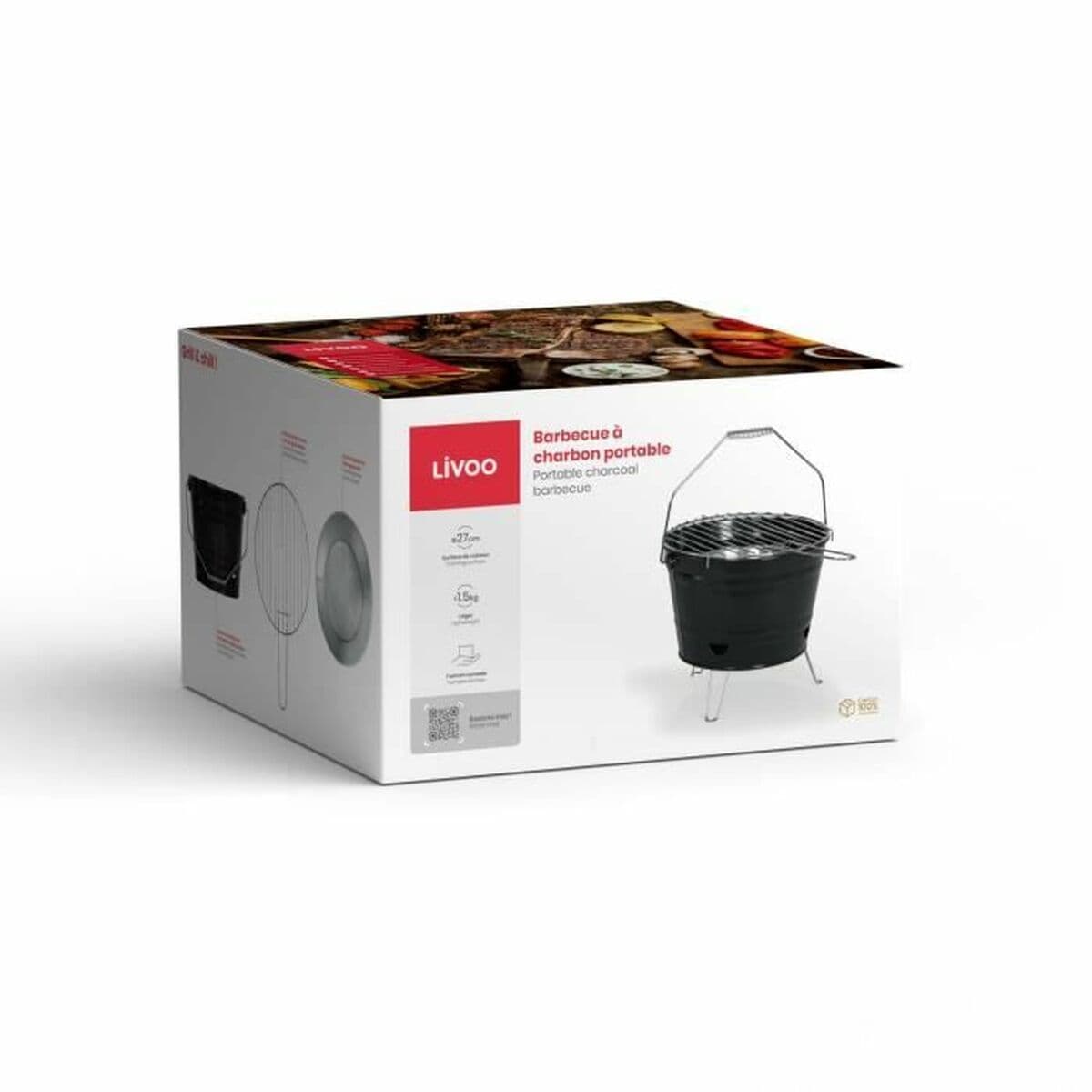 Bärbar Grill Livoo DOC327N Rostfritt stål — thumbnail 5