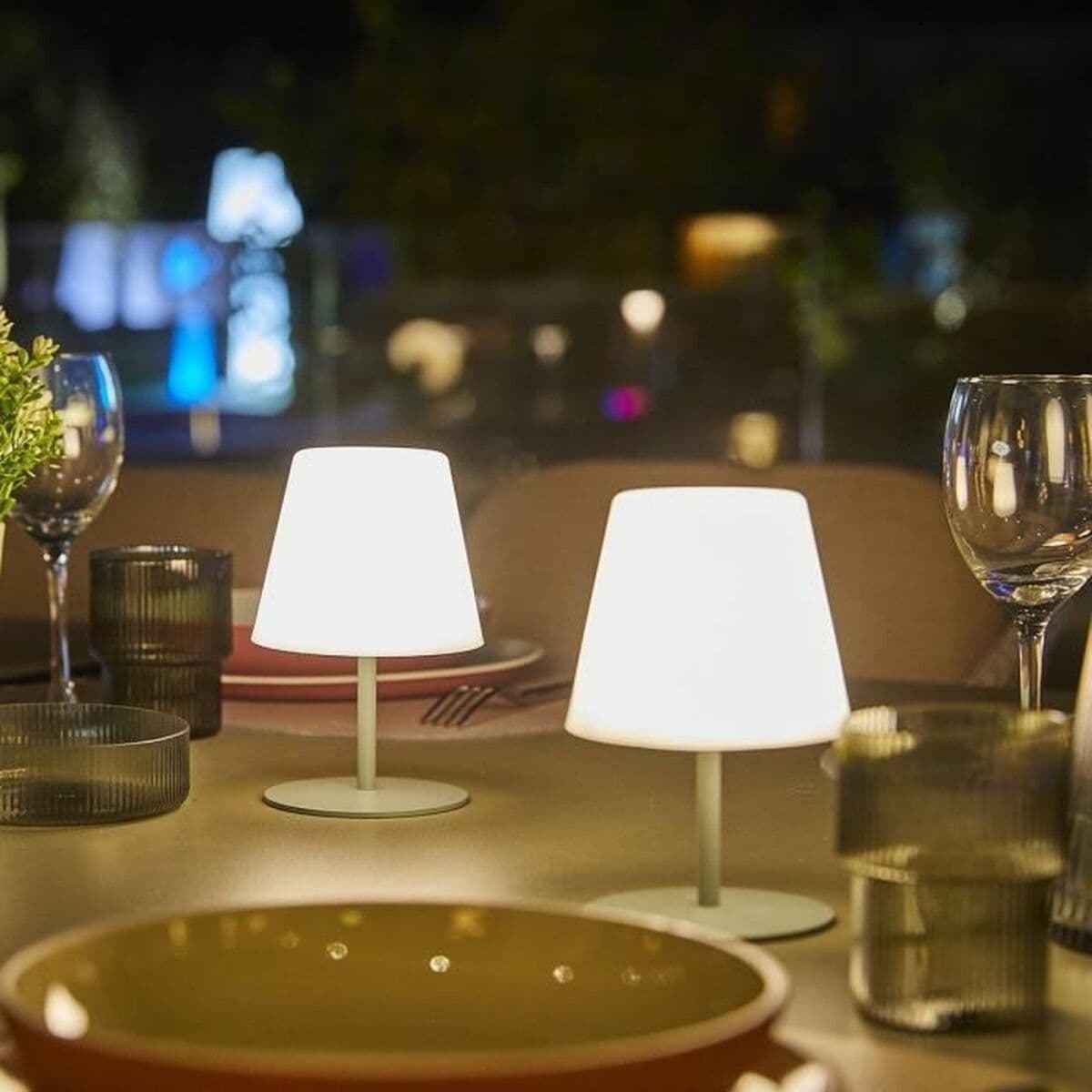 Bordslampa Lumisky E27 Grön — thumbnail 3