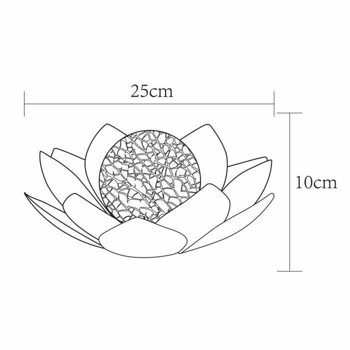 Solcellslampa Galix Waterlily 25 cm — thumbnail 3