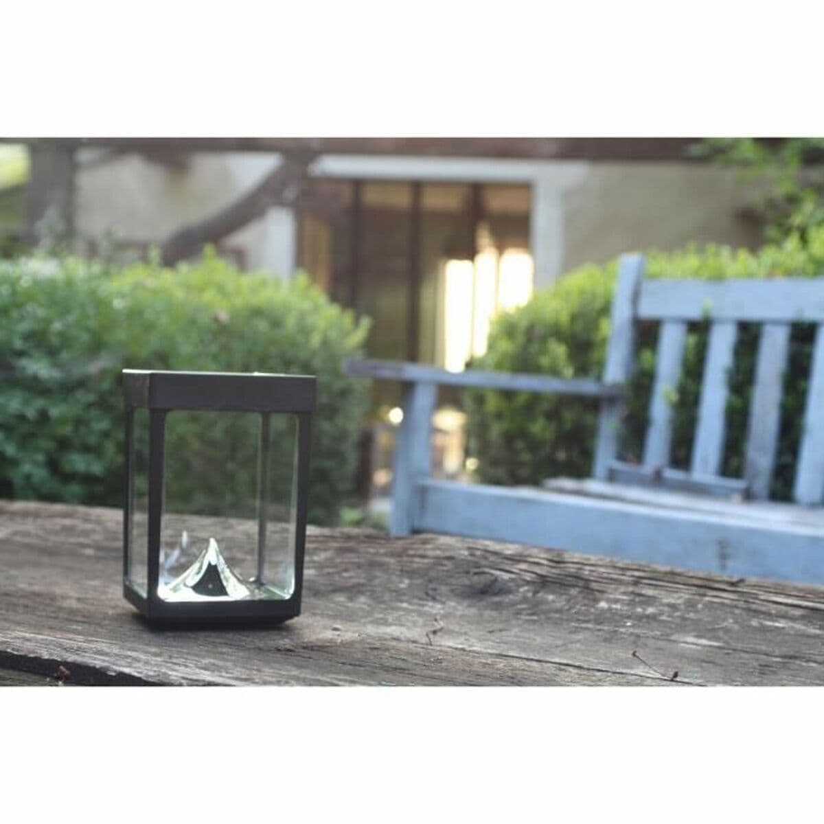LED-lykta Svart Glas ABS 12 x 12 x 18 cm — thumbnail 5