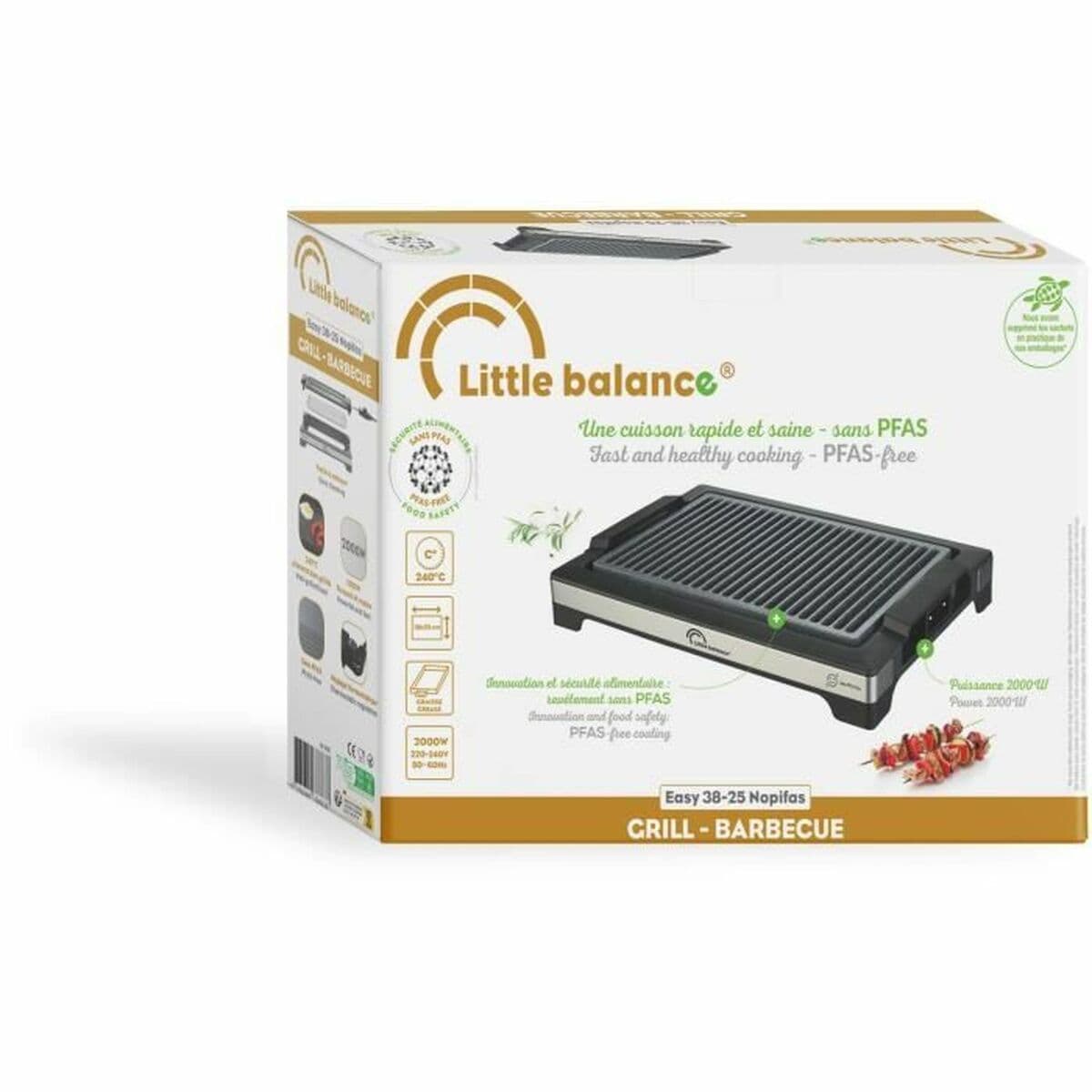 Bärbar Grill Little Balance Easy Nopifas Metall Plast — thumbnail 2