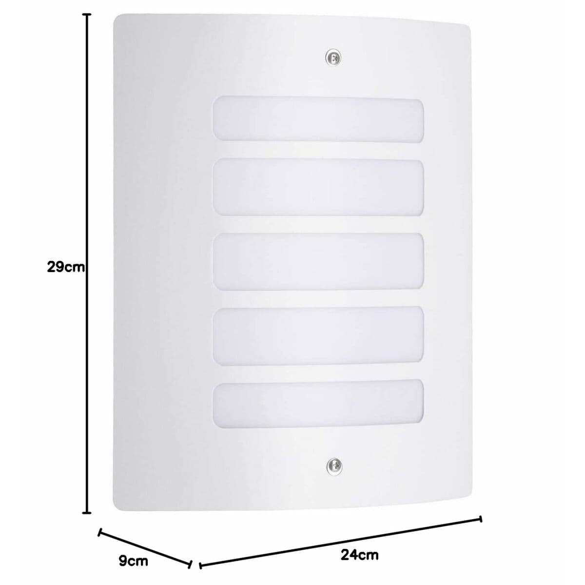 Vägglykta Brilliant Todd Vit Metall Plast 60 W E27 — thumbnail 3