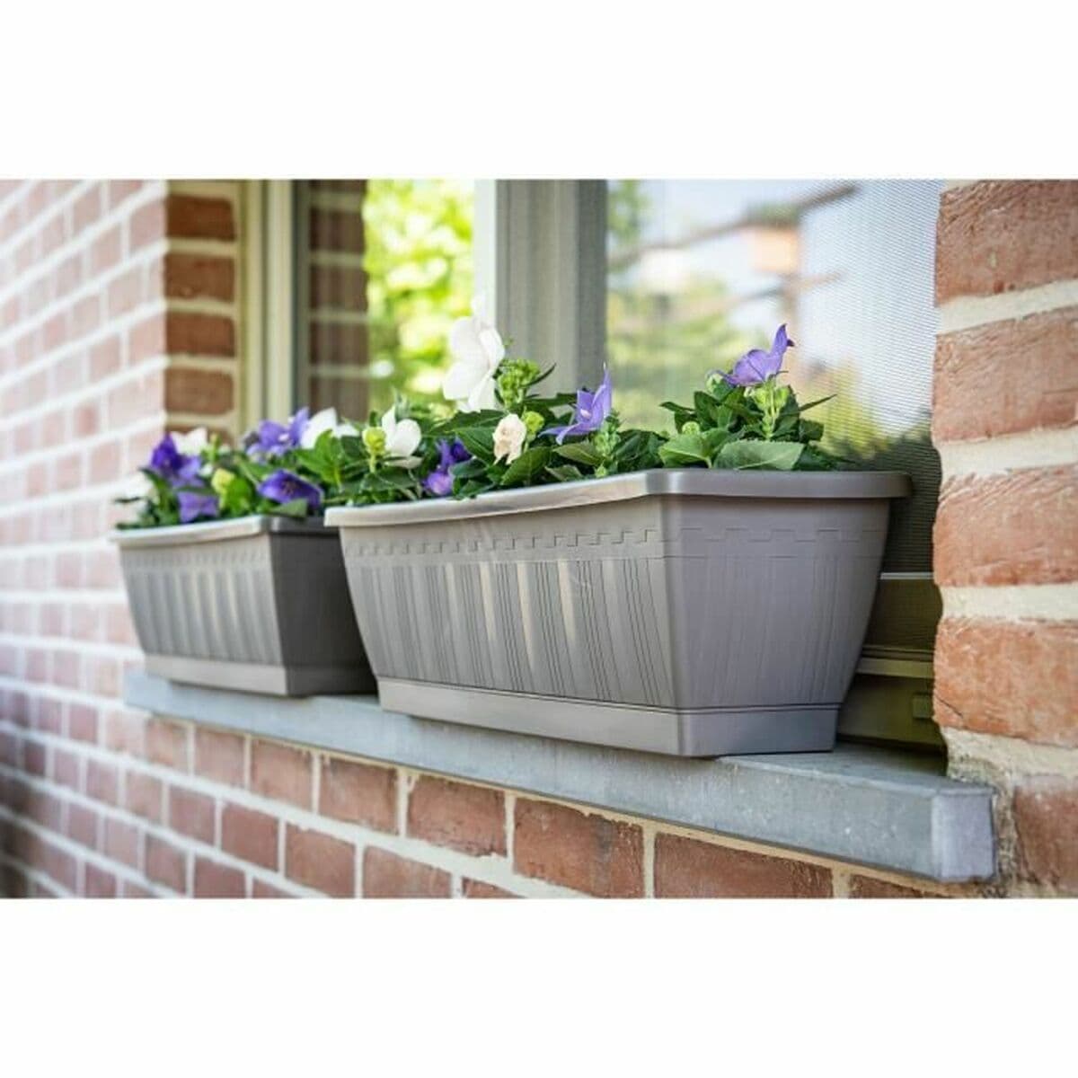 Självvattnande planter Garden ID Antracitgrå 60 cm — thumbnail 3