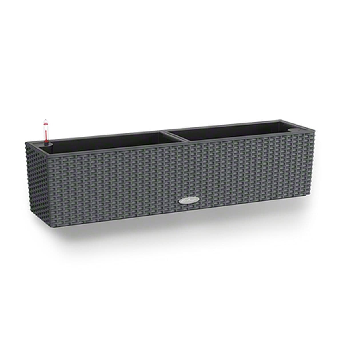 Kruka Lechuza Svart Grå polypropen — thumbnail 5