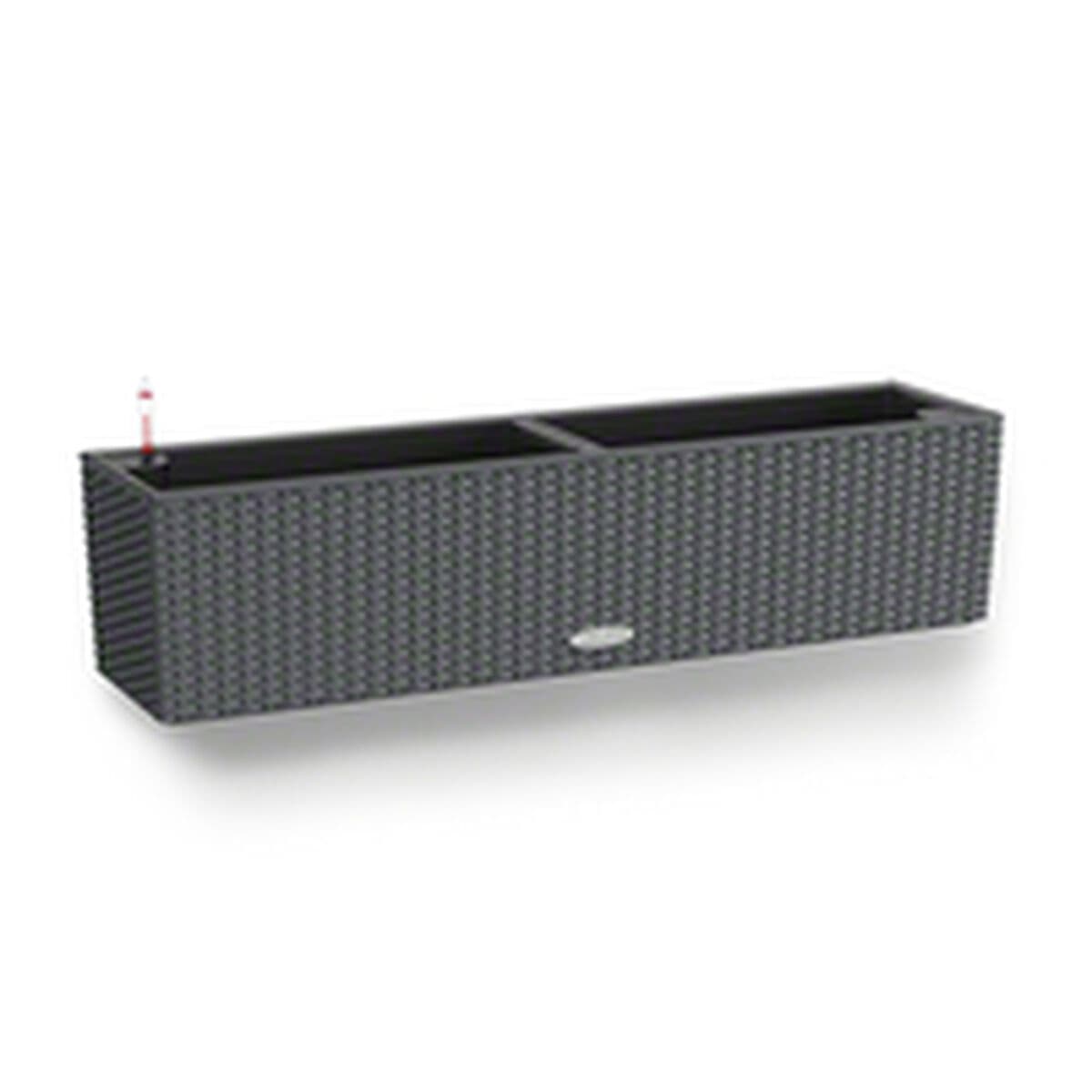 Kruka Lechuza Svart Grå polypropen — thumbnail 6