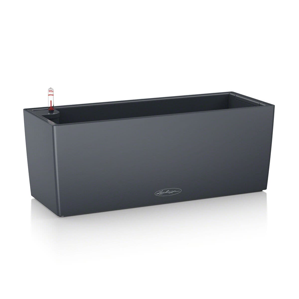 Kruka Lechuza Svart Grå polypropen — thumbnail 5