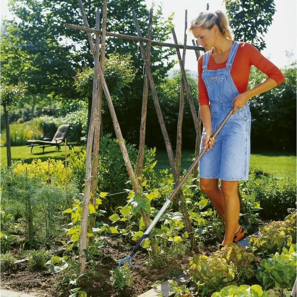 Trädgårdsräfsa Gardena Combisystem Blå — thumbnail 8