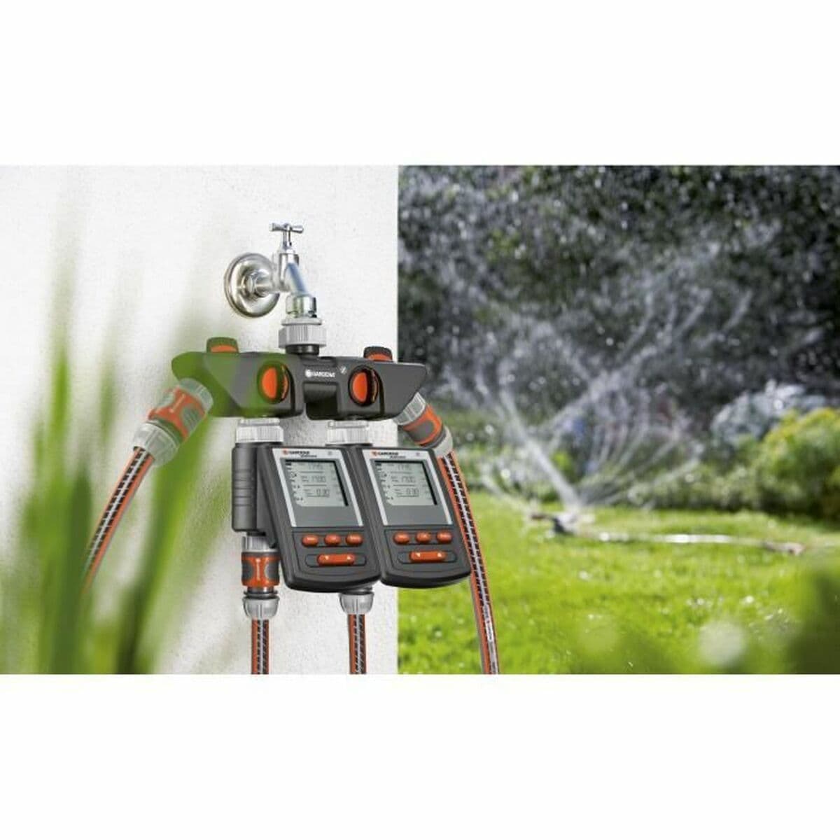 Slanganslutning Gardena Prof-System 08194-20 Fyrfaldig — thumbnail 3