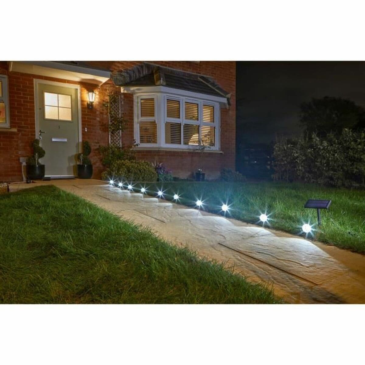 LED-krans Garland Multispot 10-PK Sol Insats 5 Lm — thumbnail 3