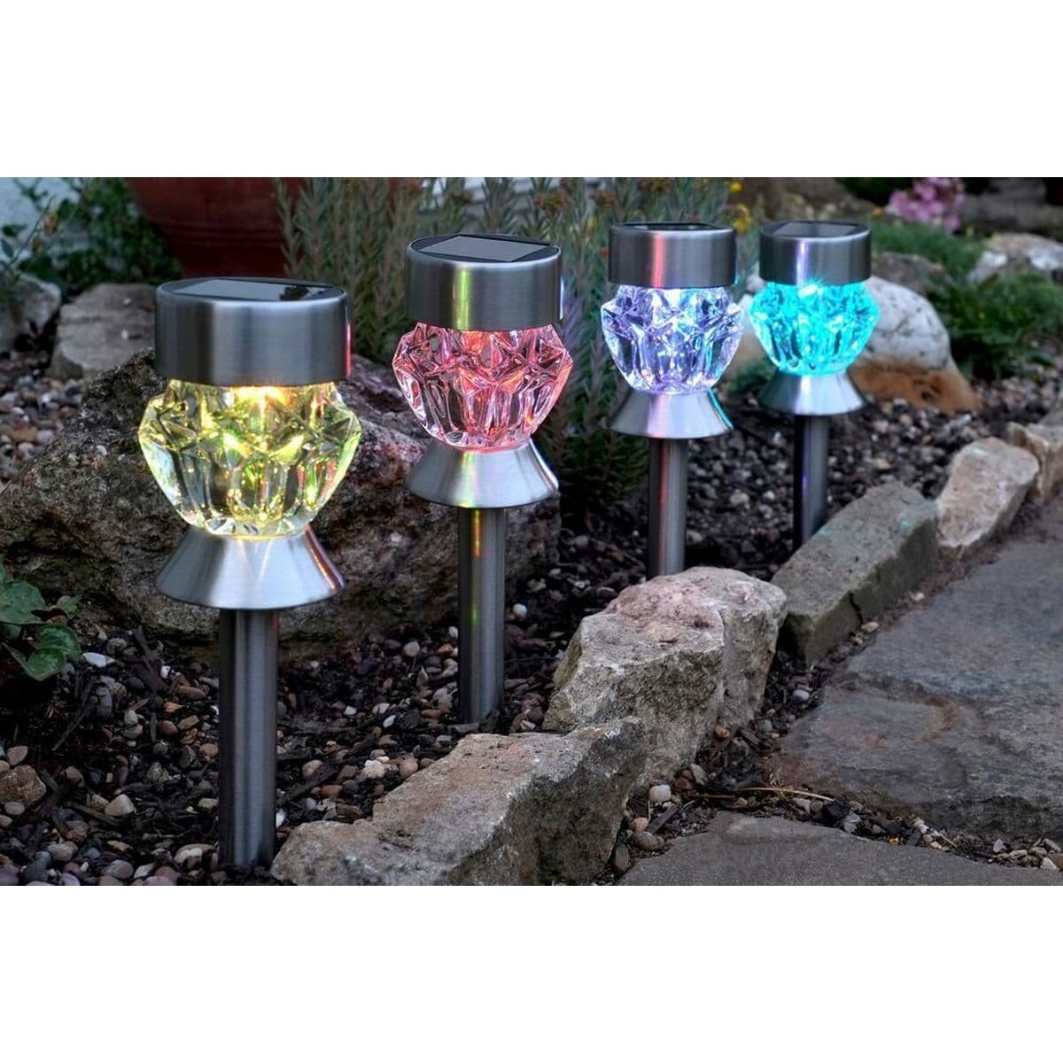 Uppsättning med solcellsstav Smart Garden Glas (4 antal) — thumbnail 3