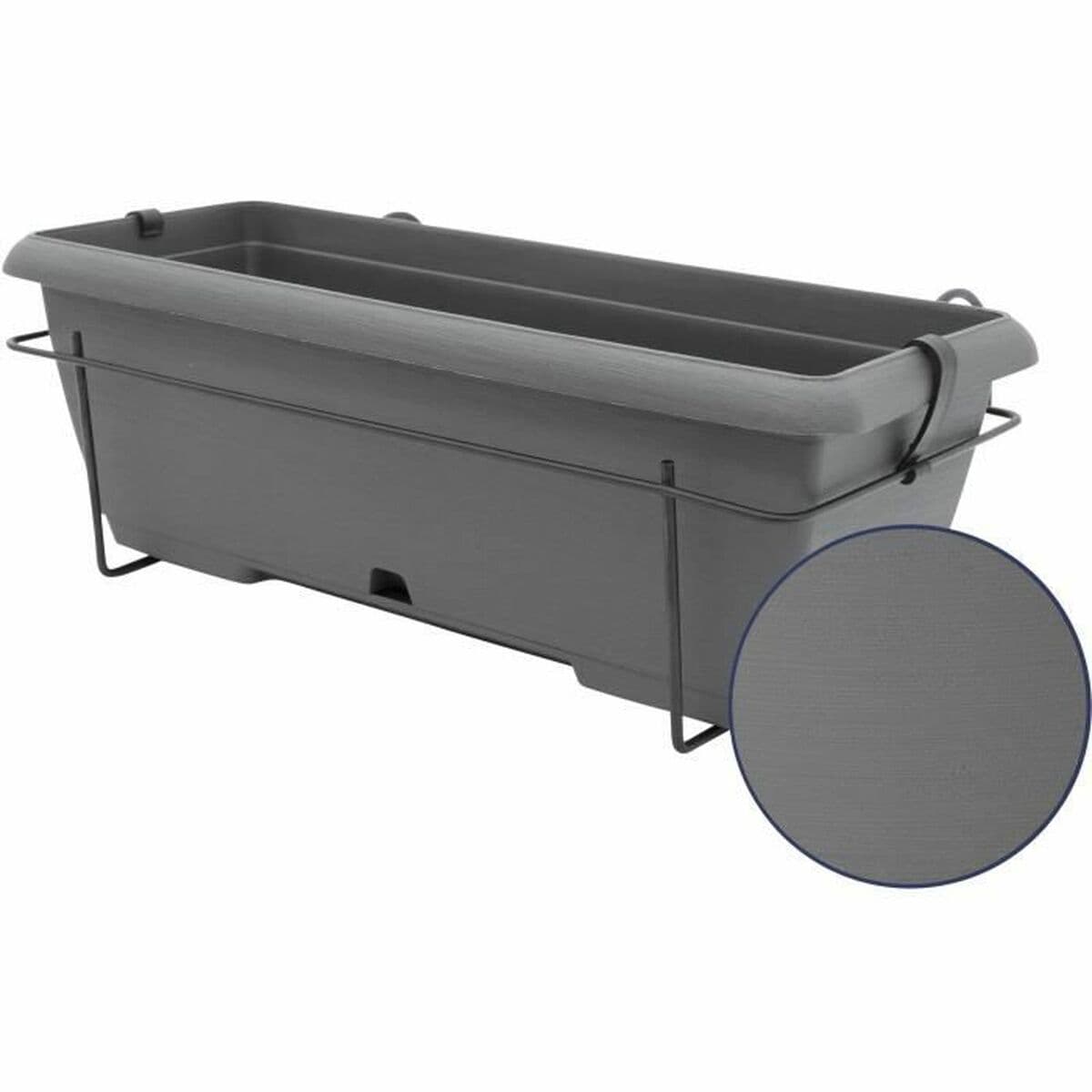 Blomlåda Garden ID Antracitgrå Steneffekt 50 cm — thumbnail 2