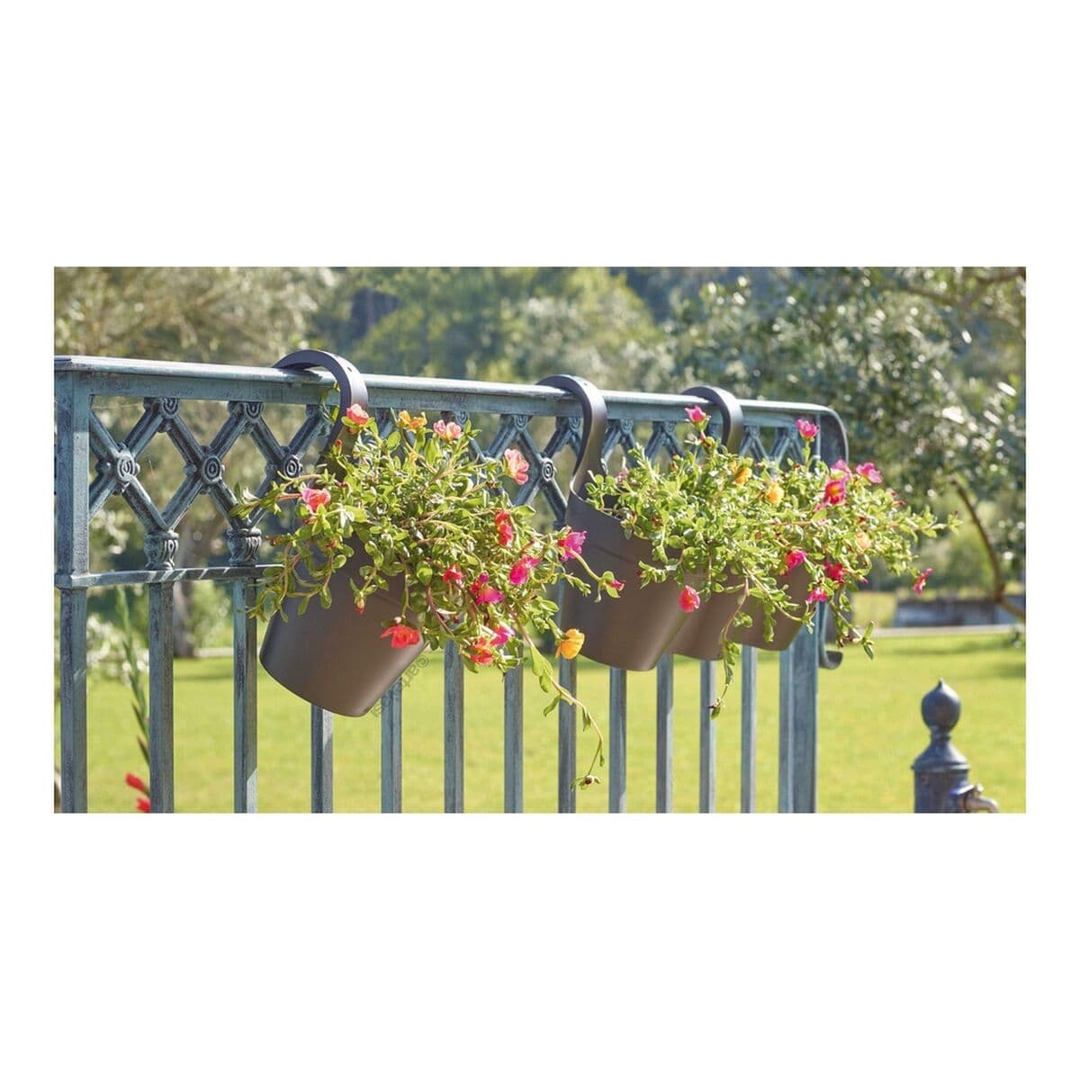 Kruka Artevasi 639343 Antracitgrå Mörkgrå Plast Rund 30,5 x 54 x 28 cm — thumbnail 3