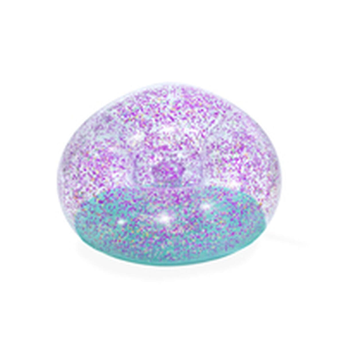 Bestway Jättestor Glitteruppblåsbar Stol 114x112x66 cm +6 År Inomhus och Trädgård 75115 — thumbnail 5