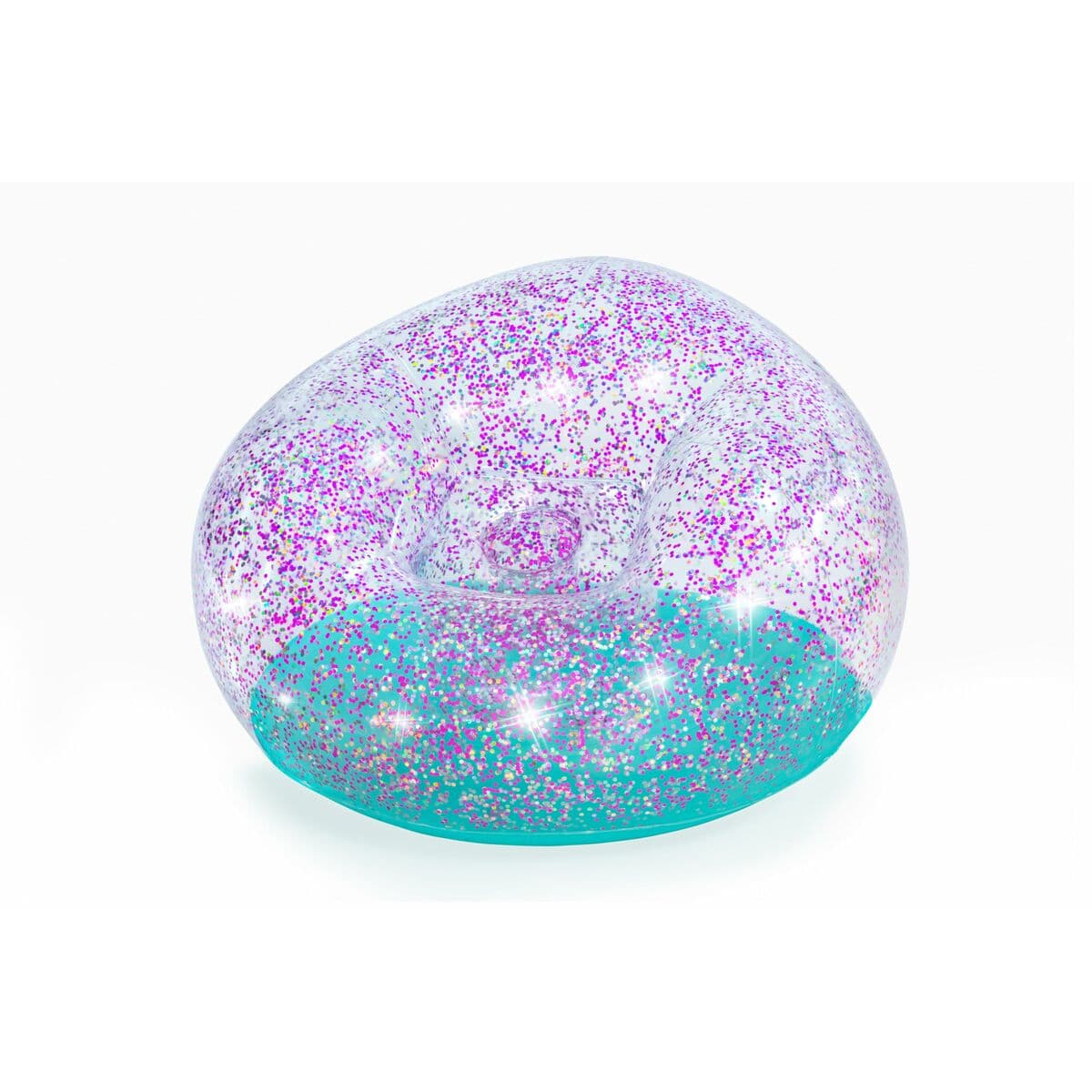 Bestway Jättestor Glitteruppblåsbar Stol 114x112x66 cm +6 År Inomhus och Trädgård 75115 — thumbnail 22
