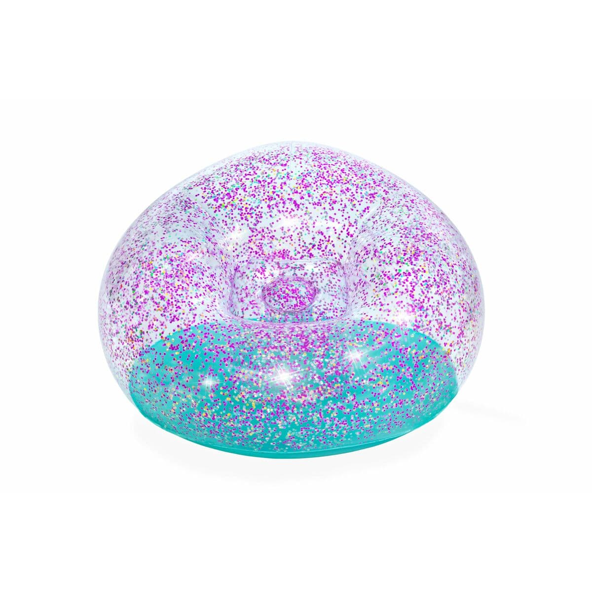 Bestway Jättestor Glitteruppblåsbar Stol 114x112x66 cm +6 År Inomhus och Trädgård 75115 — thumbnail 11
