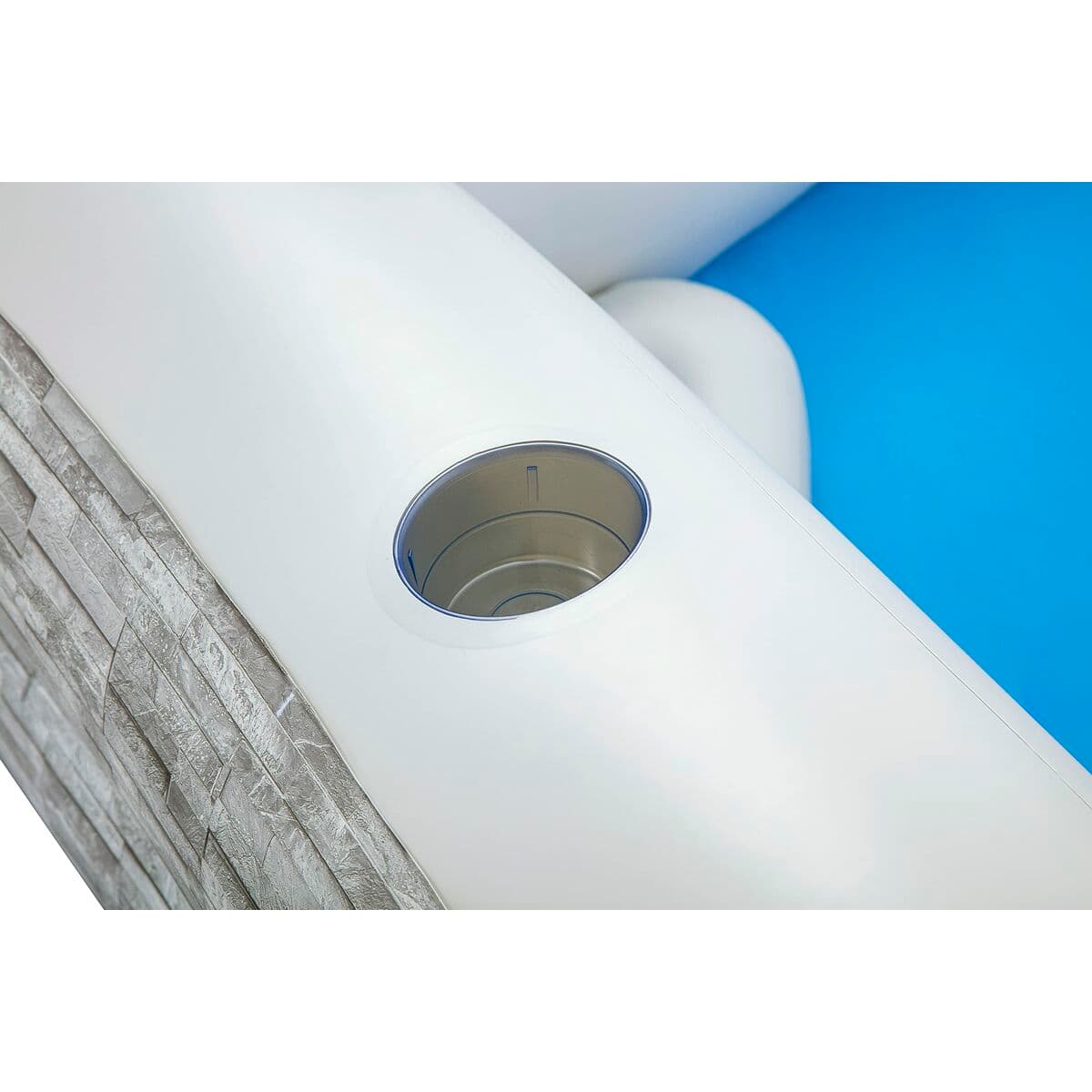 Bestway Uppblåsbar familjepool 213x206x53 cm +6 År Trädgård 54423 — thumbnail 5