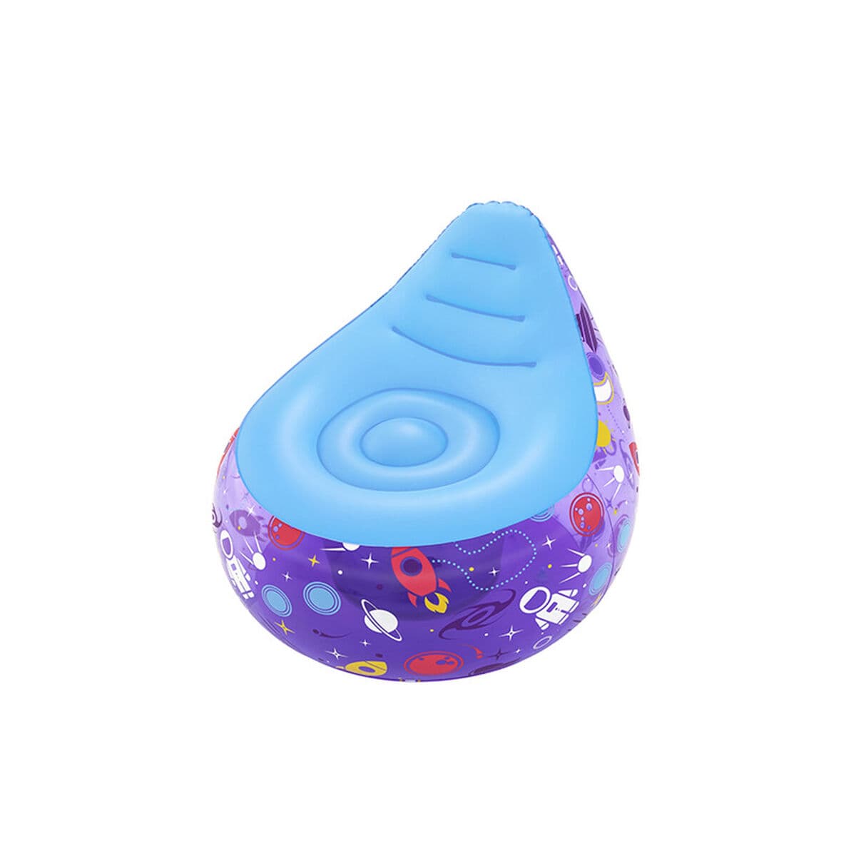 Bestway Uppblåsbar stol med LED-ljus Espacial 72x72x64 cm +3 År Inomhus och Träd