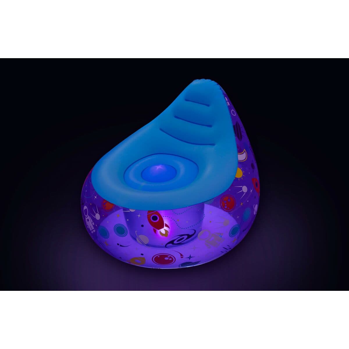 Bestway Uppblåsbar stol med LED-ljus Espacial 72x72x64 cm +3 År Inomhus och Trädgård 75122 — thumbnail 16