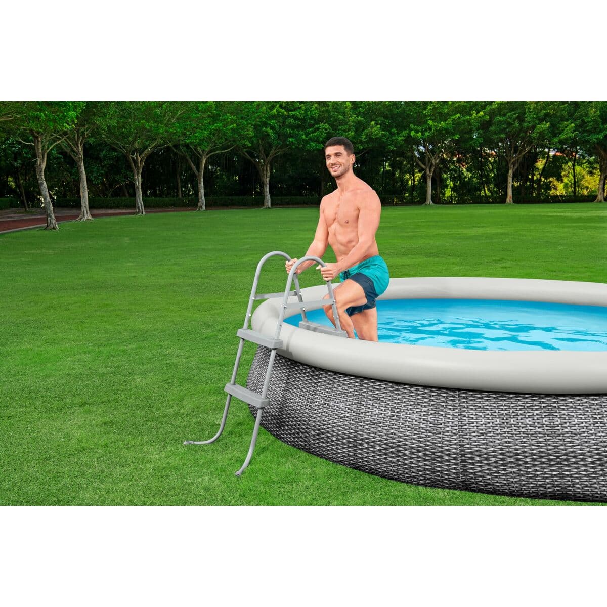 Bestway Pool Stege 84 cm Trädgård 58430 — thumbnail 19