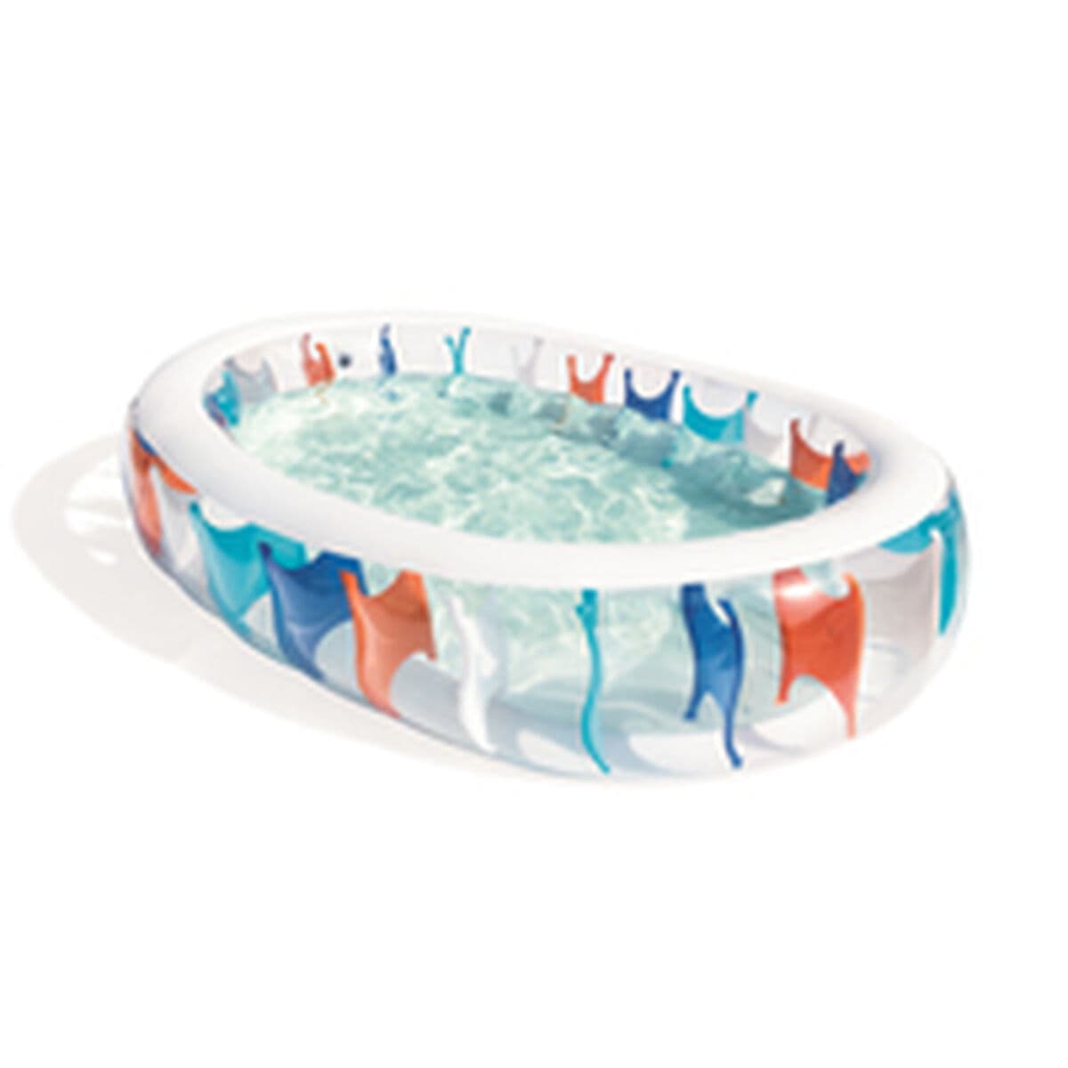 Bestway Uppblåsbar Oval Pool 229x152x51 cm +6 År Trädgård 54066 — thumbnail 10