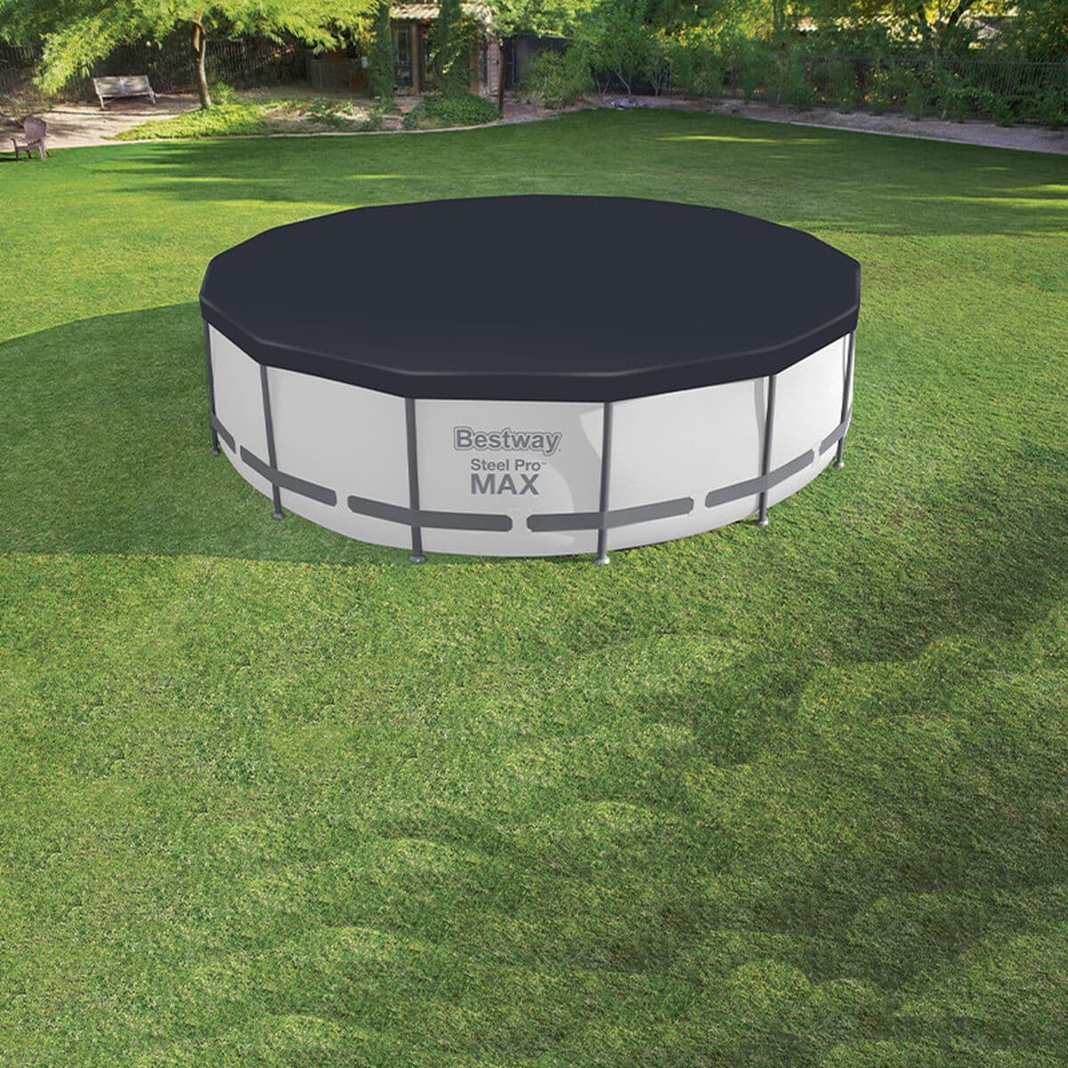 Bestway Pool Cover PVC D457 cm Trädgård 58038 — thumbnail 21