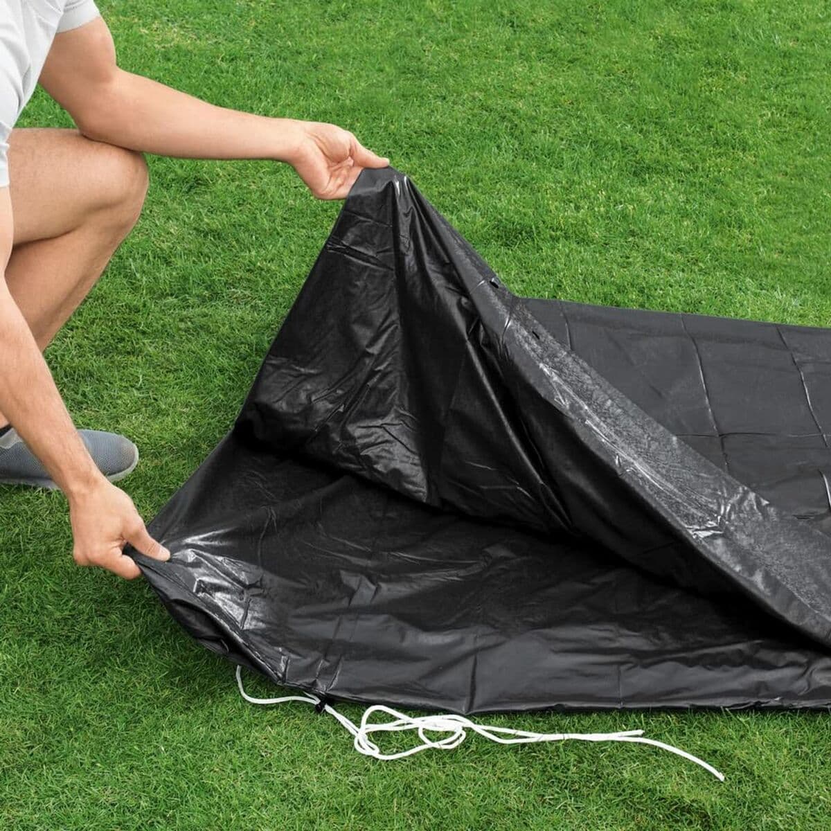 Bestway Pool Cover PVC D457 cm Trädgård 58038 — thumbnail 4