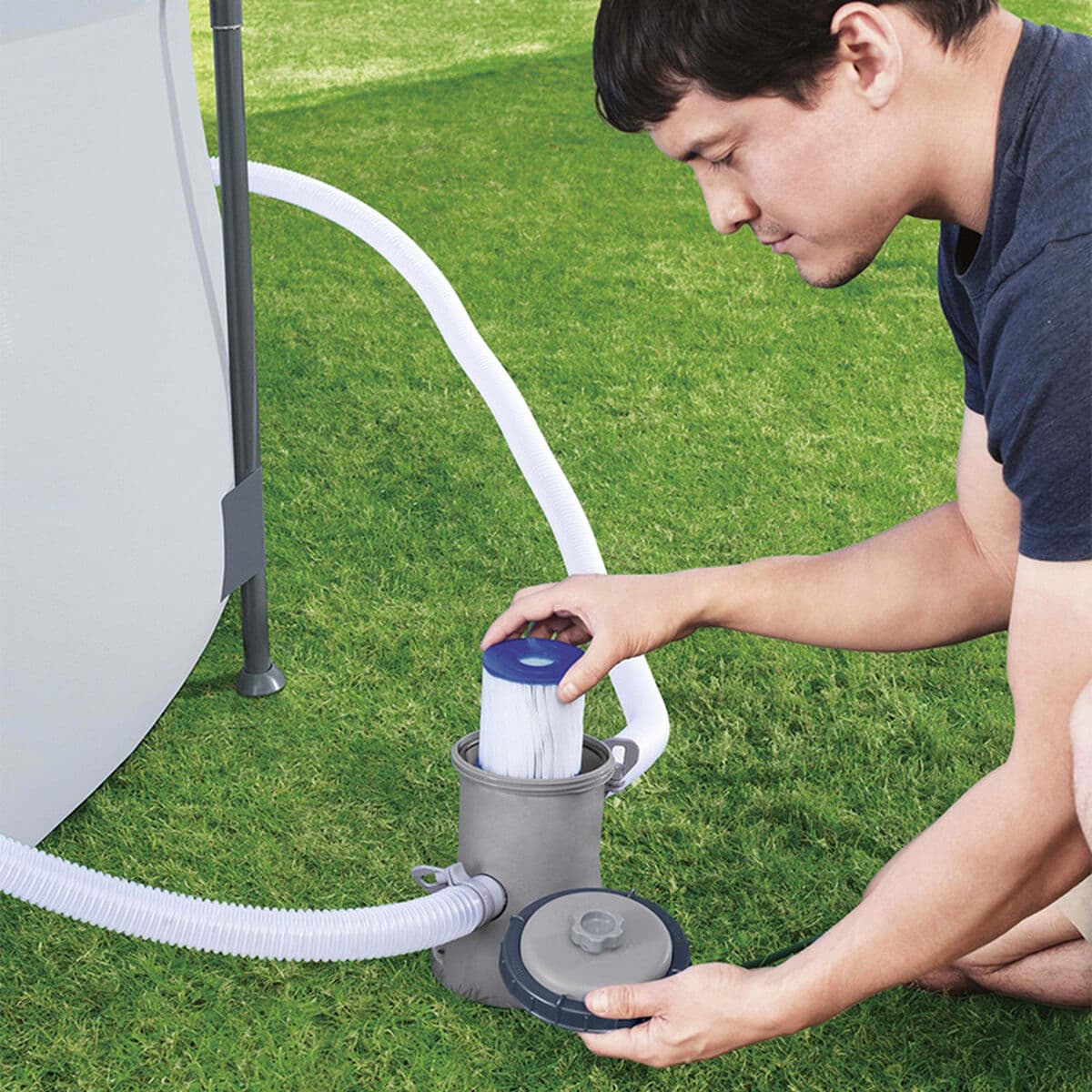 Bestway Poolrenare 1249 liter/timme Trädgård 58381 — thumbnail 13