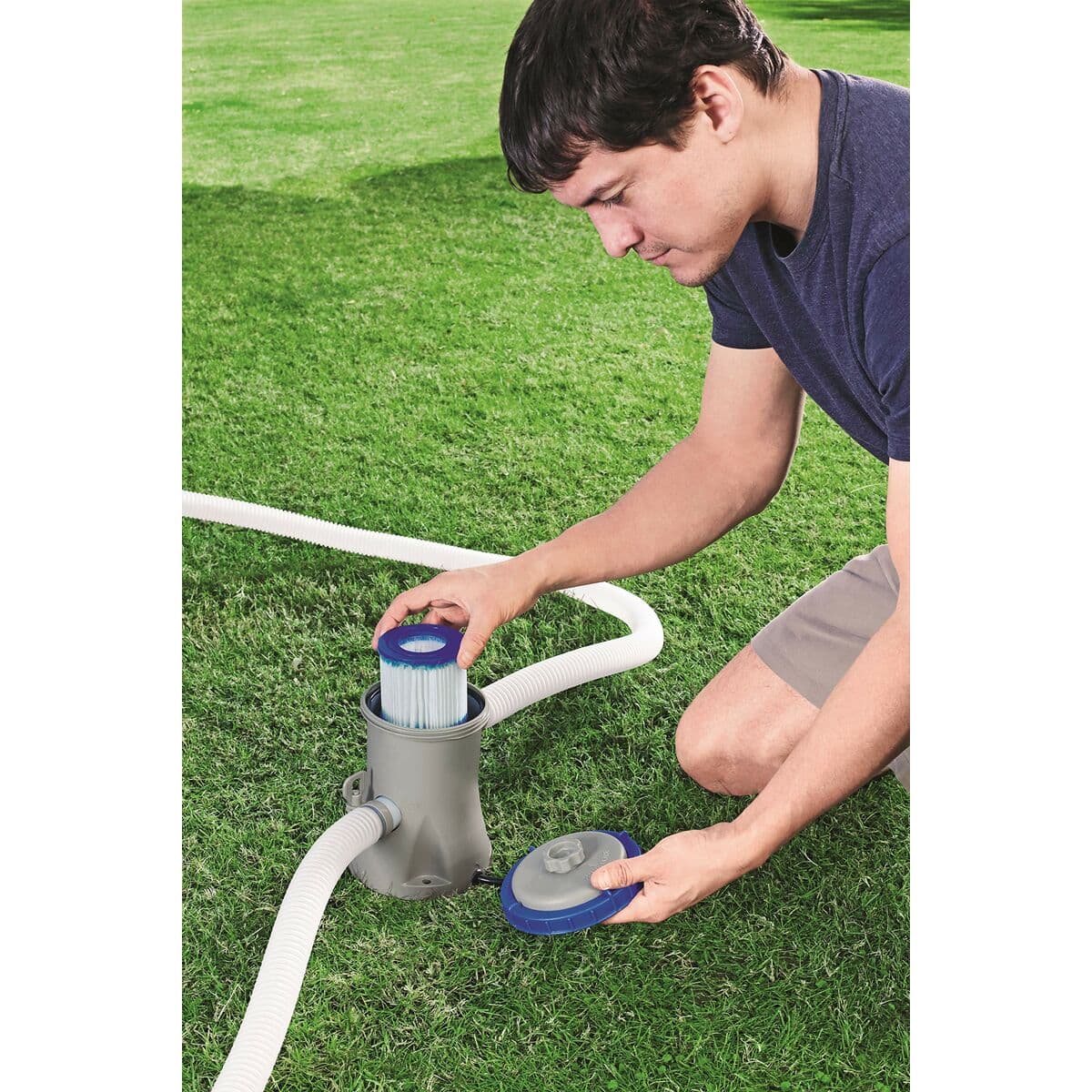 Bestway Poolrenare 1249 liter/timme Trädgård 58381 — thumbnail 7