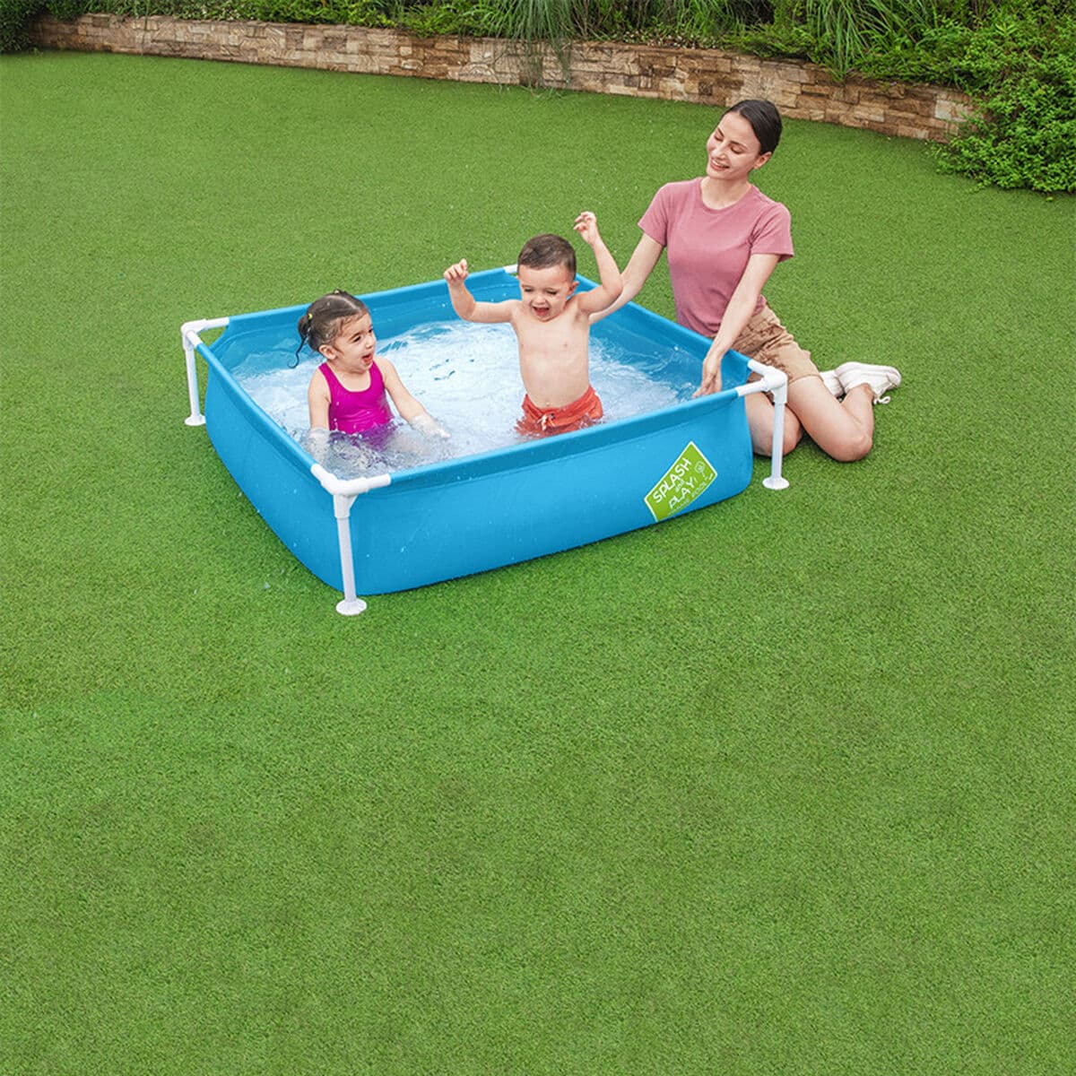 Bestway Barn Stabil Pool 122x122x30,5 cm +2 År Trädgård 56217 — thumbnail 6