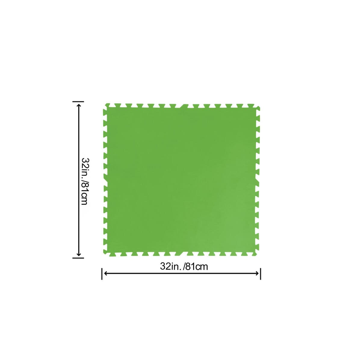 Bestway Pool Foam Golv Grön 9 bitar 78x78 cm Trädgård 58636 — thumbnail 23