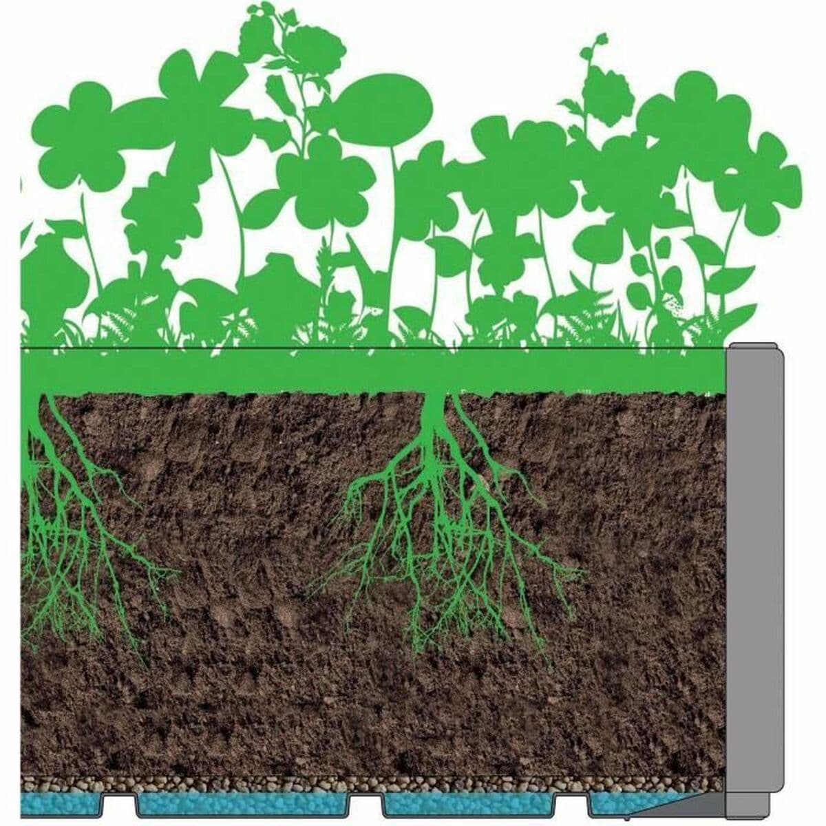 Kruka Starwax Rektangulär 80 cm Brun — thumbnail 6