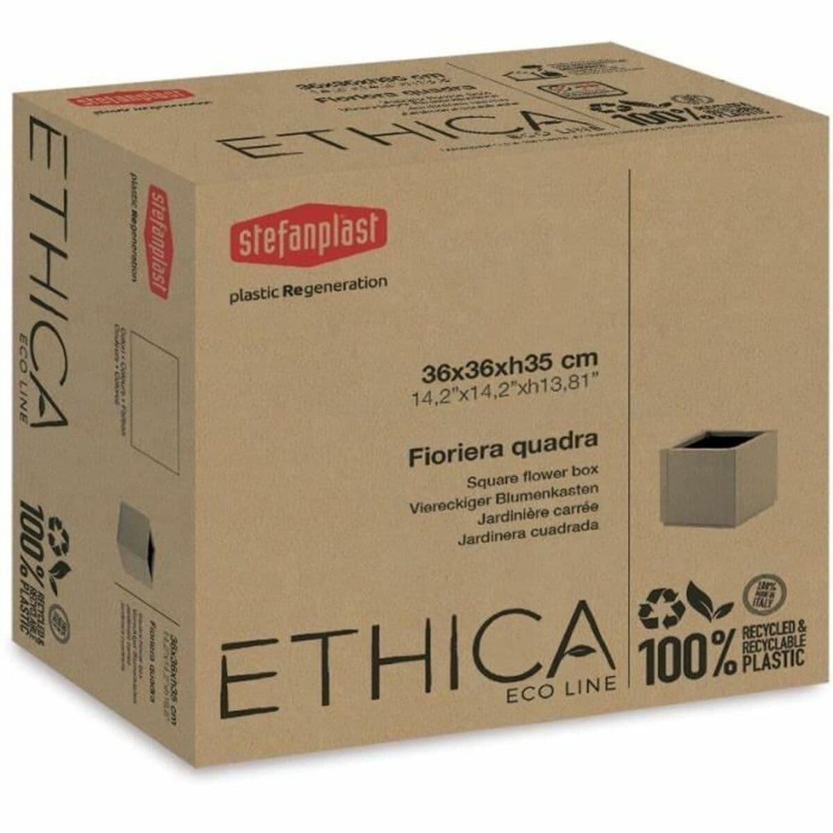 Kruka Stefanplast Fyrkantig — thumbnail 4