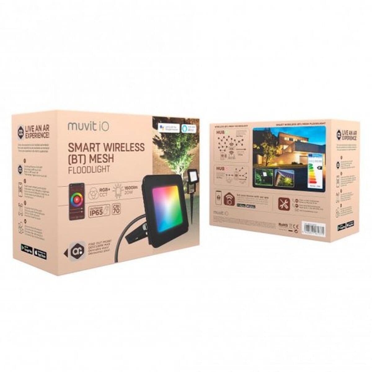 Floodlight/Projektorlampa Muvit MIOFLOD001 F Svart 20 W (2700 K) (6500 K) — thumbnail 15