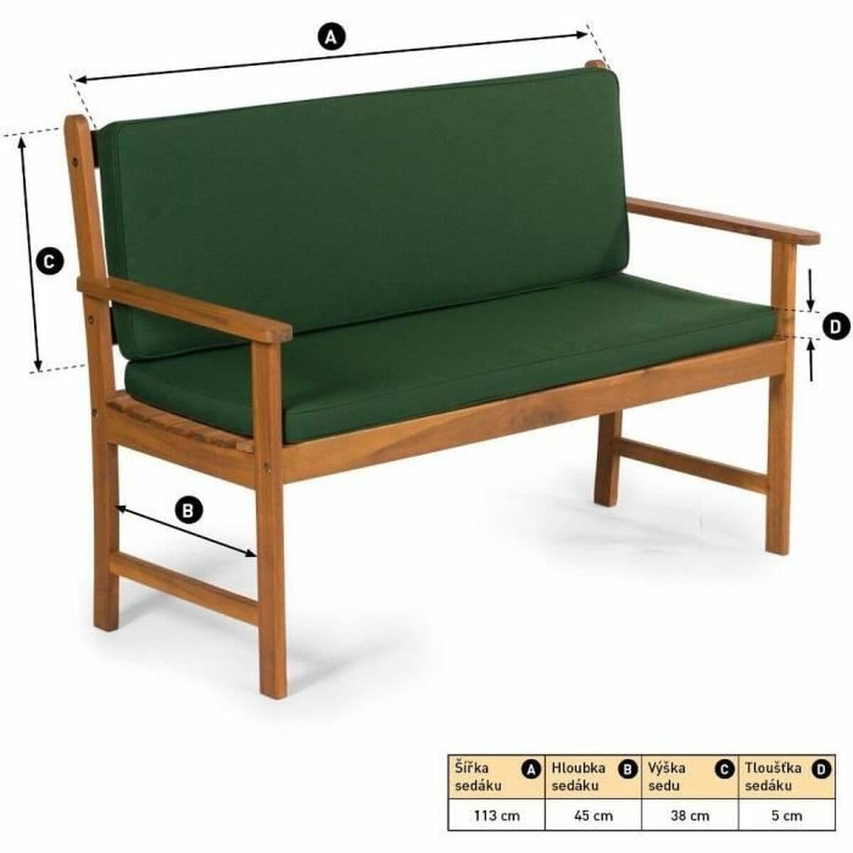 Kudde Fieldmann FDZN 9020 Grön — thumbnail 2