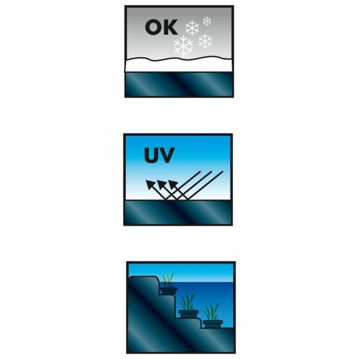 Pond Liner Ubbink AquaLiner PVC 0,5 mm 4 x 4 m — thumbnail 2