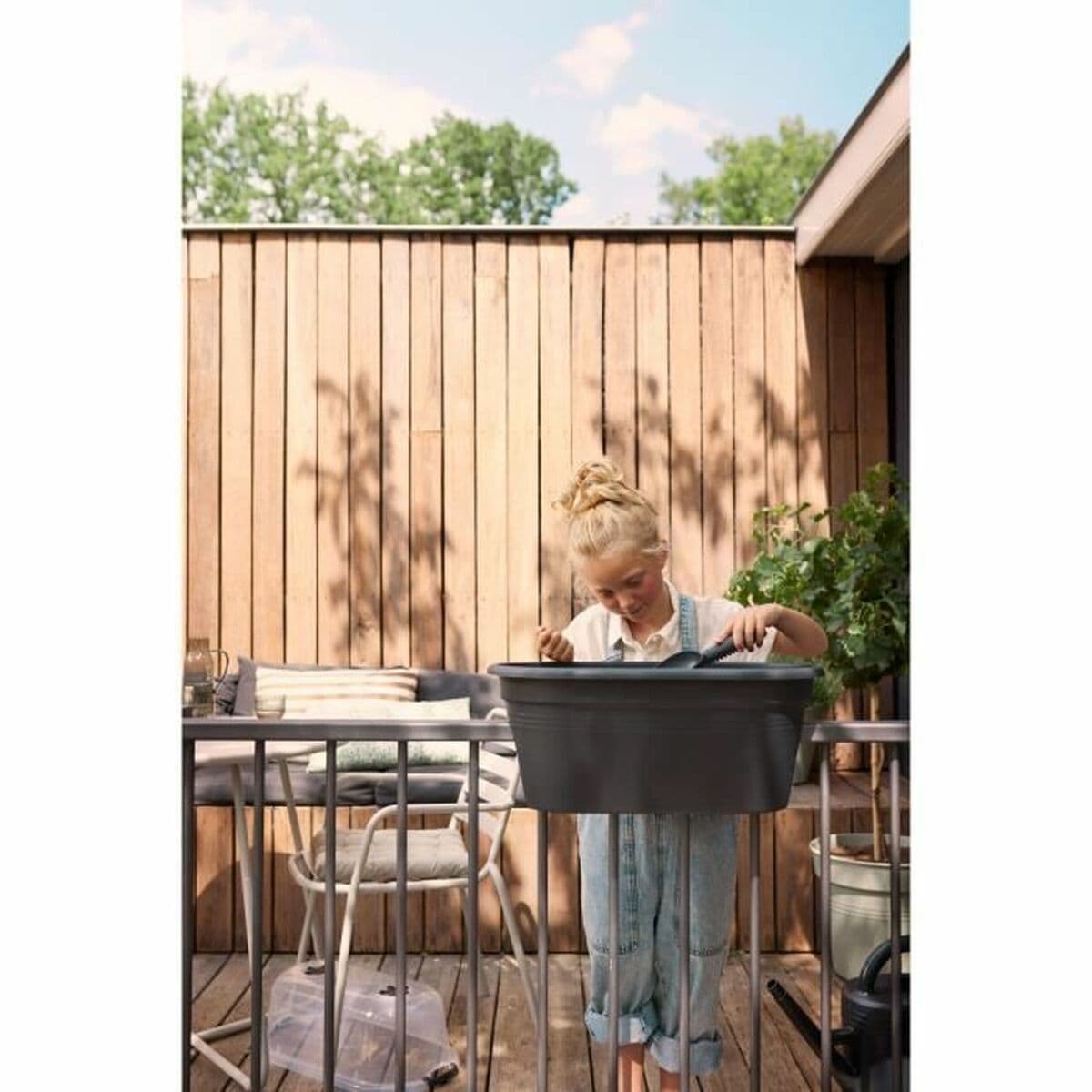 Kruka Elho Svart 55 x 28,5 x 25 cm — thumbnail 5