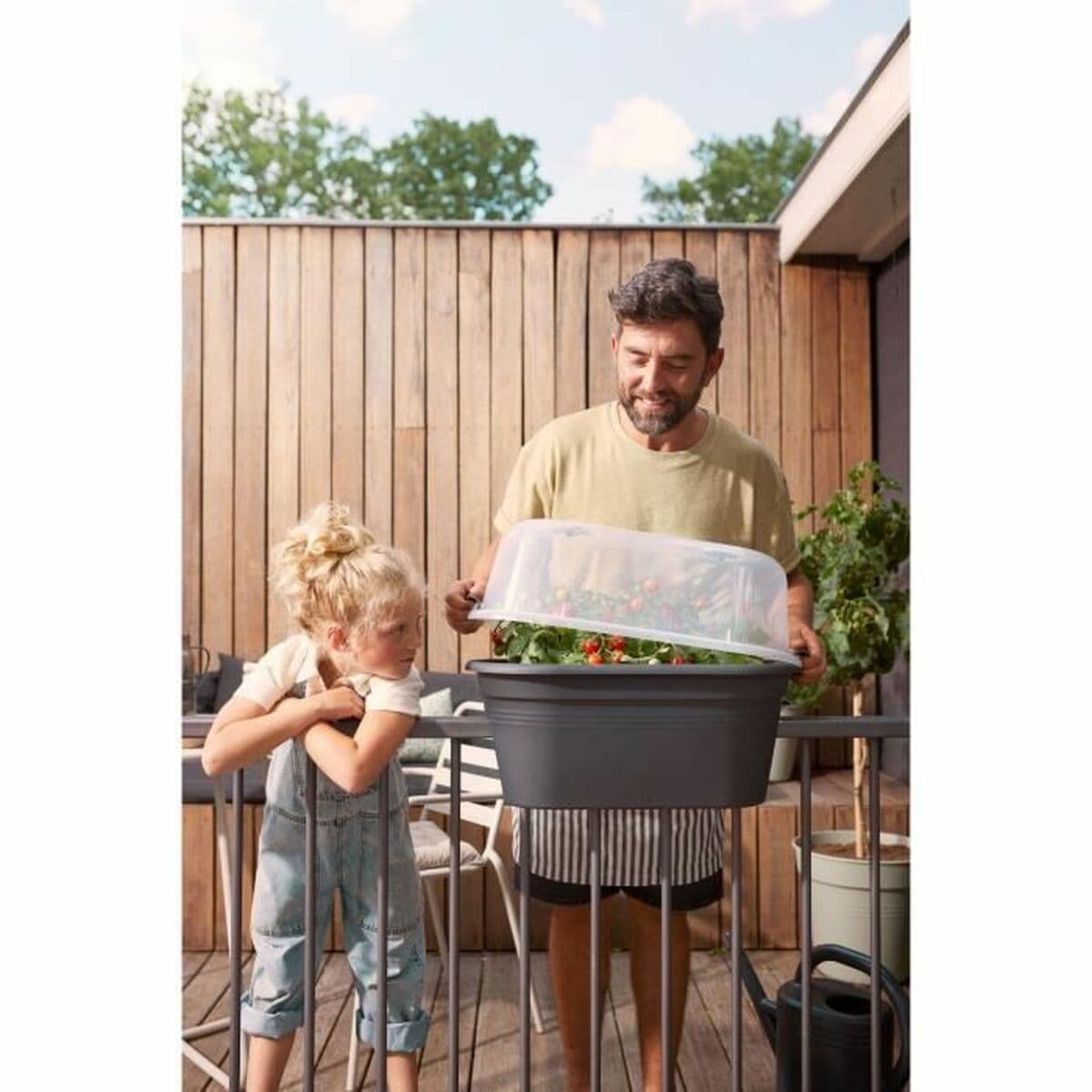 Kruka Elho Svart 55 x 28,5 x 25 cm — thumbnail 2