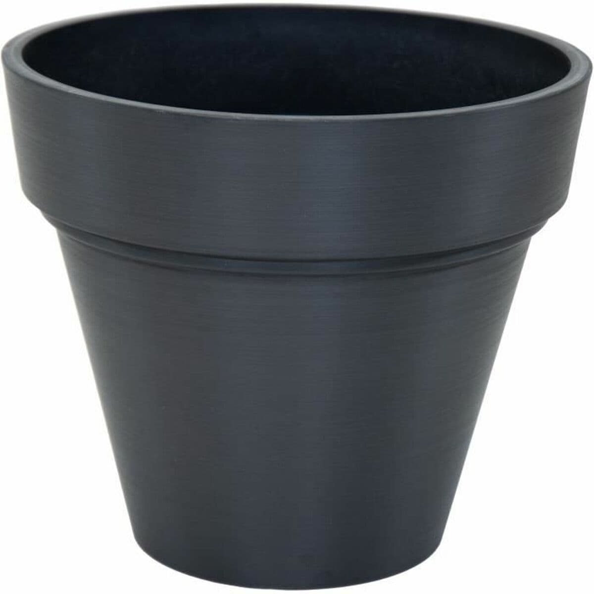 Kruka Mega Collections Ecostone Planter Svart noir Plast Återvunnen 55 x 51 cm