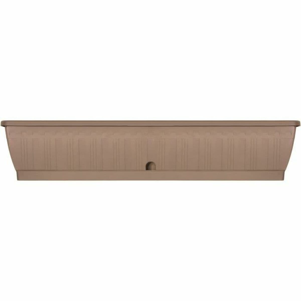 Jardinière auto-arrosante Garden ID Taupe 100 cm